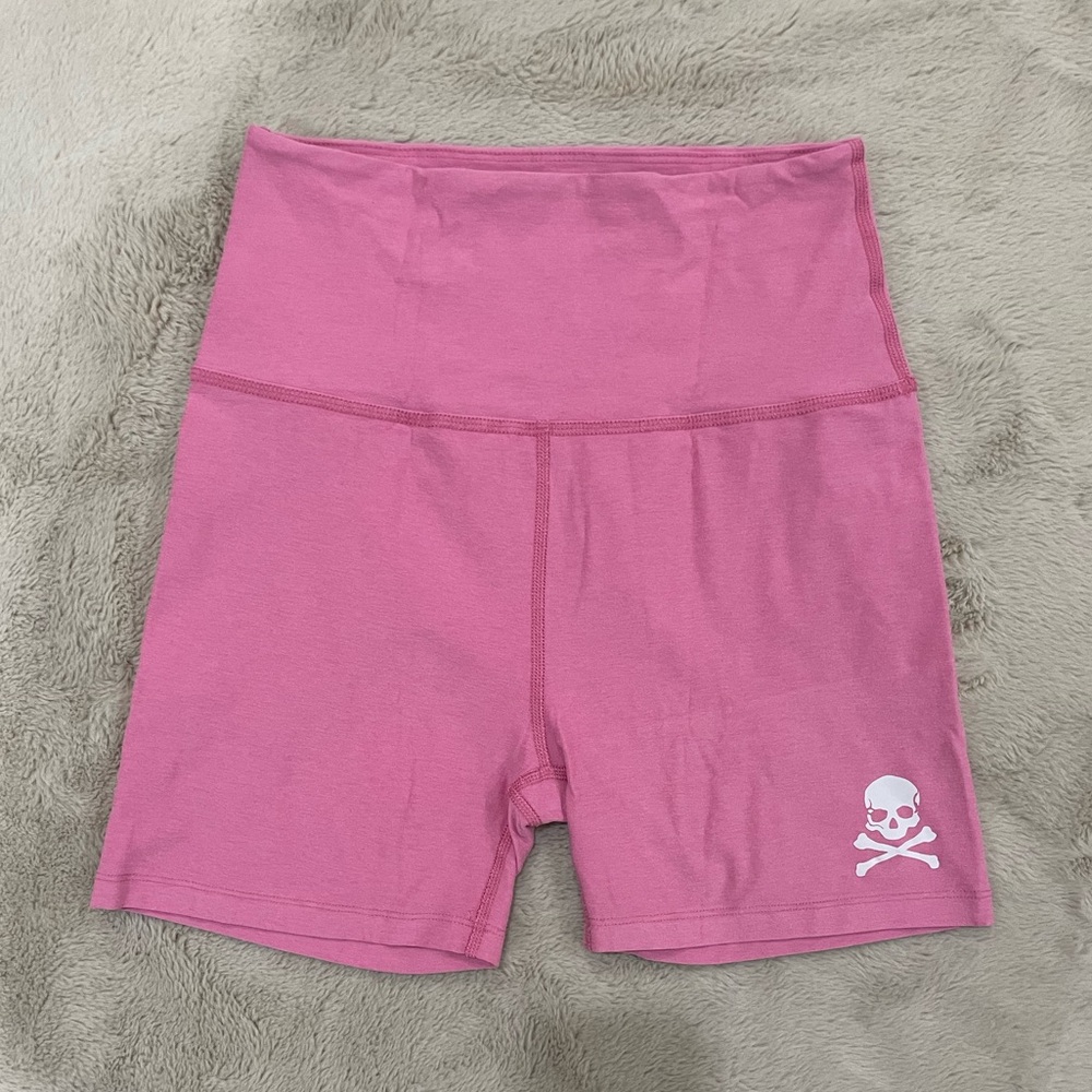 Beyond Yoga x SoulCycle | Spacedye Keep Pace Biker Short - Pink Bloom